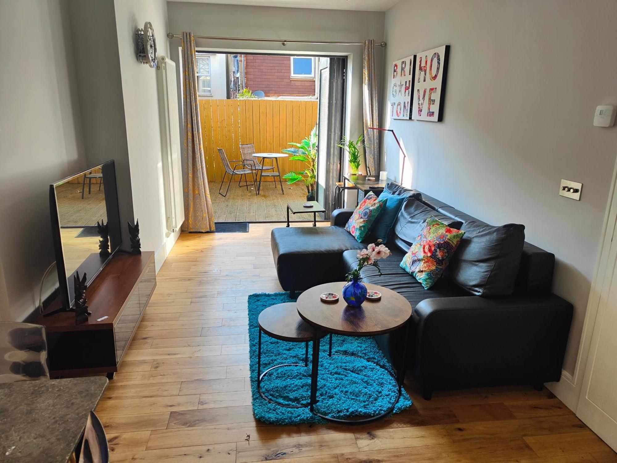 Modern Central Brighton Patio Apartment Μπράιτον Εξωτερικό φωτογραφία